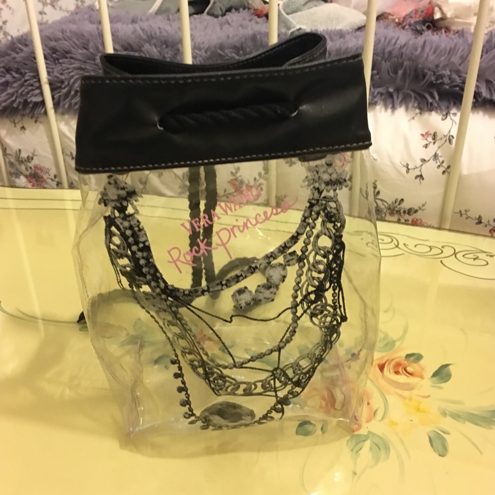 Clear Vera Wang Makeup Bag